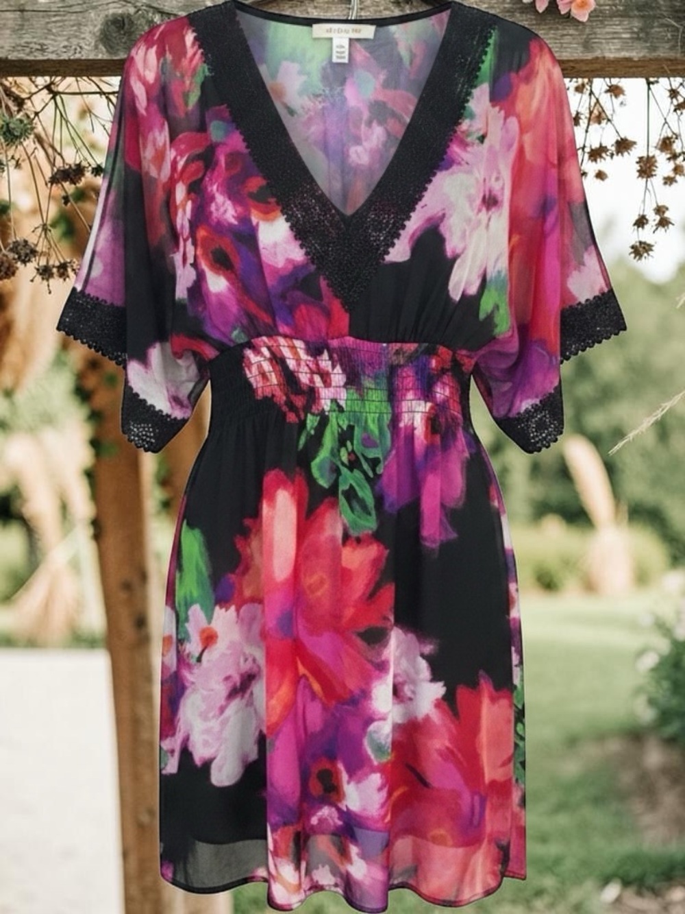Floral Bohemian Midi Size M